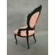 Stylowy fotel Ludwik Filip XIXw - orzech b40