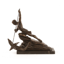 Figura art deco brąz pocz XXw Francja sygnowana René André Varnier nr o52