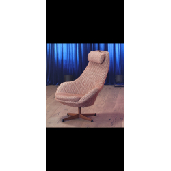 Fotel retro skandynawski design 1970'