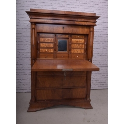 Sekretera Biedermeier XIXw mahoń Nr j55