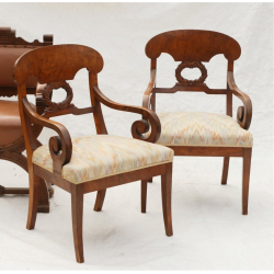 2 fotele Biedermeier pocz XXw nr o65