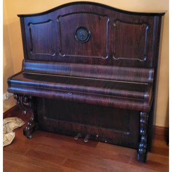 Pianino Gdańskie Danzig XIXw po renowacji skrzyni - Nr M11