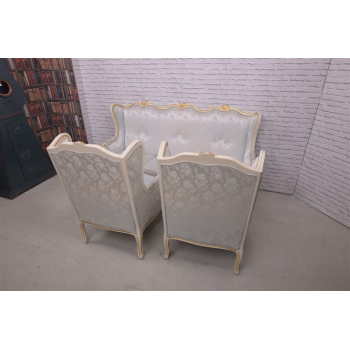 Komplet Sofa i 2 fotele Ludwik Filip Nr j77